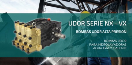 Bombas UDOR Alta Presión Serie NX - VX Bombas UDOR Alta Presión Serie NX - VX 